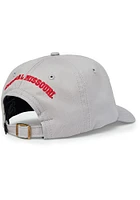 Central Missouri Mules Cloud Dad Adjustable Hat - Grey