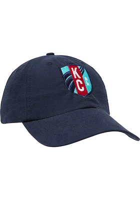 KC Current Sanded Twill Dad Adjustable Hat - Navy Blue