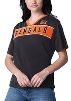 Starter Cincinnati Bengals Womens Black Game Day Short Sleeve T-Shirt