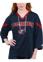 Starter Columbus Blue Jackets Womens Rally Fashion Hockey Jersey