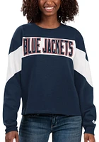 Starter Columbus Blue Jackets Womens Holy Grail Crew Sweatshirt