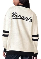 Starter Cincinnati Bengals Womens Grey Fast Break Long Sleeve Cardigan