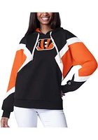 Starter Cincinnati Bengals Womens Black Game On Hooded Sweatshirt