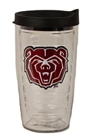 Missouri State Bears 16oz Lid Clear Tumbler
