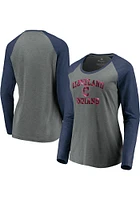 Majestic Cleveland Guardians Womens Grey League Favorite LS Tee