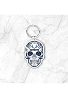 Dallas Cowboys Acrylic Skull Keychain