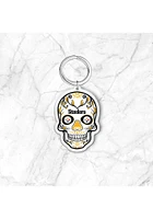 Pittsburgh Steelers Acrylic Skull Keychain
