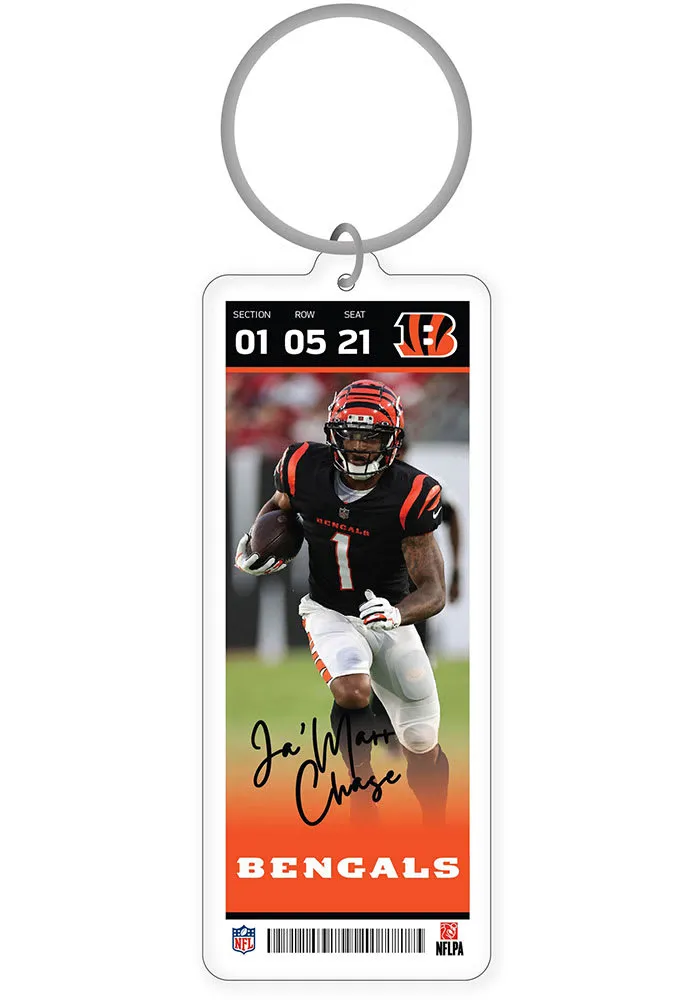 Cincinnati Bengals Player Acrylic Keychain