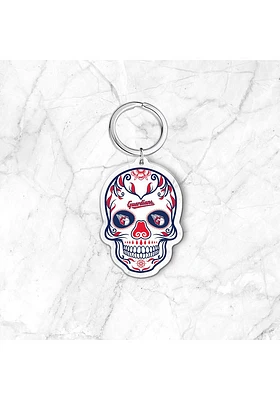Cleveland Guardians Sugar Skull Keychain