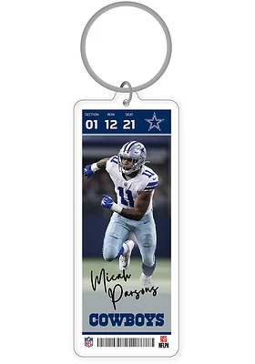 Dallas Cowboys Player Acrylic Keychain