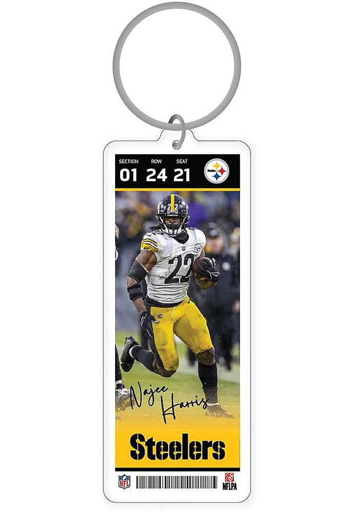 Pittsburgh Steelers Acrylic Style Keychain -