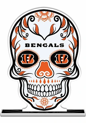 Cincinnati Bengals Skull Standee Figurine