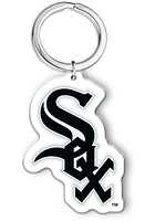 Chicago White Sox Acrylic Keychain - Black