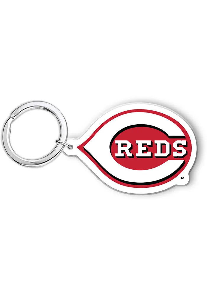 Cincinnati Reds Logo Acrylic Keychain