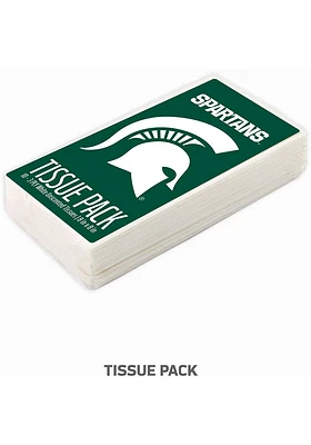 Michigan State Spartans 3-Ply Unscented Tissue Box