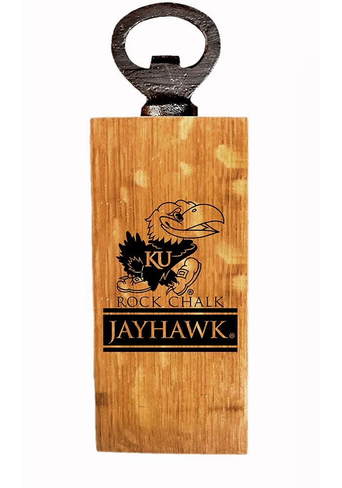 Kansas Jayhawks Rock Chalk Mini Bottle Opener