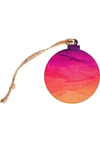Detroit Sunset Skyline Ornament