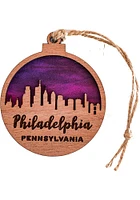 Philadelphia Sunset Skyline Ornament