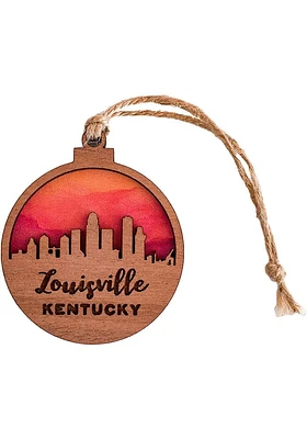 Louisville Sunset Skyline Ornament
