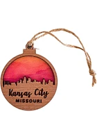 Kansas City Sunset Skyline Ornament