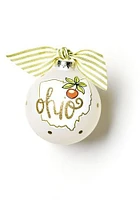 Ohio 100mm Glass Ornament