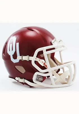 Oklahoma Sooners Crimson Speed Mini Helmet