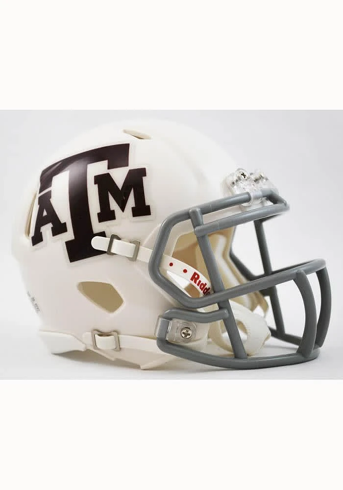 Texas A&M Aggies White Speed Mini Helmet