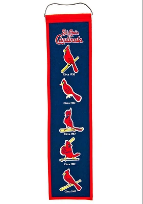 St Louis Cardinals 8x32 Heritage Banner