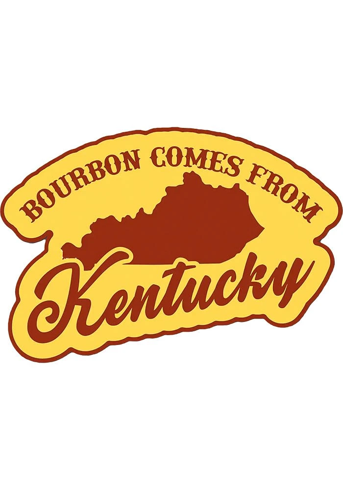 Kentucky southern inspired designs Stickers - Yellow