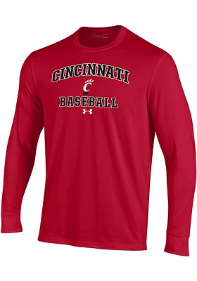 Under Armour Cincinnati Bearcats Baseball Performance Long Sleeve T Shirt