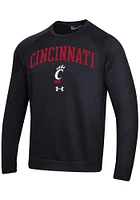 Under Armour Cincinnati Bearcats Mens Black Rival Long Sleeve Crew Sweatshirt