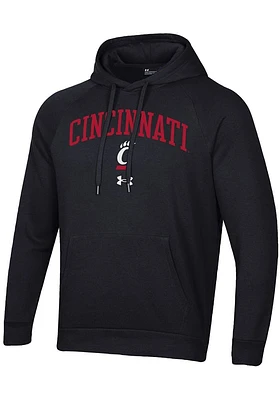 Under Armour Cincinnati Bearcats Mens Black Rival Long Sleeve Hoodie