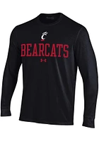 Under Armour Cincinnati Bearcats Black Performance Long Sleeve T Shirt