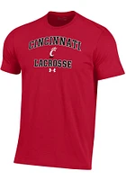 Under Armour Cincinnati Bearcats Lacrosse Performance Short Sleeve T Shirt