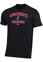 Under Armour Cincinnati Bearcats Lacrosse Performance Short Sleeve T Shirt