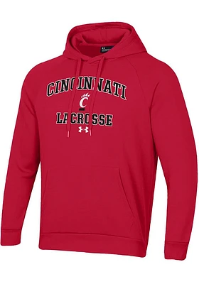 Under Armour Cincinnati Bearcats Mens Lacrosse Rival Long Sleeve Hoodie