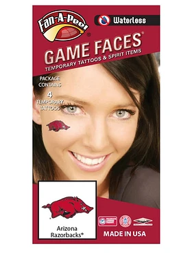 Arkansas Razorbacks Primary Logo Tattoo