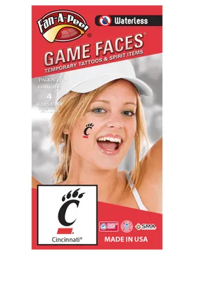 Cincinnati Bearcats 4 Pack Tattoo