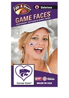 K-State Wildcats Heart 4 Pack Tattoo