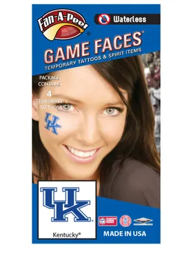 Kentucky Wildcats Peel & Stick 4 Pack Tattoos