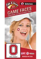 Ohio State Buckeyes Peel Stick 4 Pack Tattoo