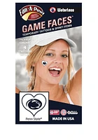 Penn State Nittany Lions Heart 4 Pack Tattoo