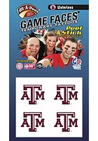 Texas A&M Aggies Peel Stick 4 Pack Tattoo
