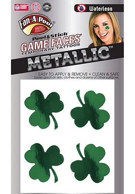 Local Gear Metallic Shamrock 4 Pack Tattoo