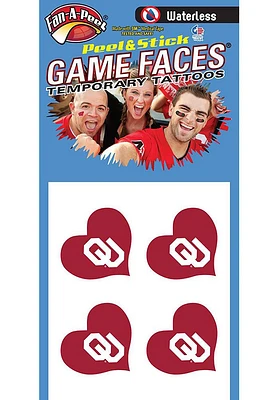 Oklahoma Sooners Waterless Tattoo