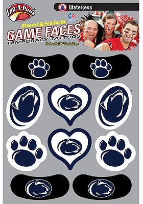 Penn State Nittany Lions Waterless Design Tattoo