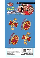 Iowa State Cyclones 4pk Assorted Logos Tattoo