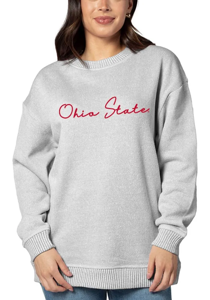 Ohio State Buckeyes Womens Warm Up Crew Sweatshirt