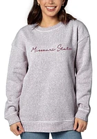 Missouri State Bears Womens Red Warm Up Crew Sweatshirt
