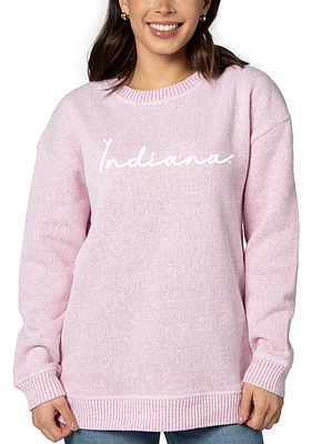 Indiana Hoosiers Womens Cardinal Warm Up Crew Sweatshirt